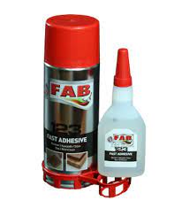 Клей МДФ KIT УНИВЕРСАЛЬНЫЙ 200мл + 50гр FAB Q/23P/23