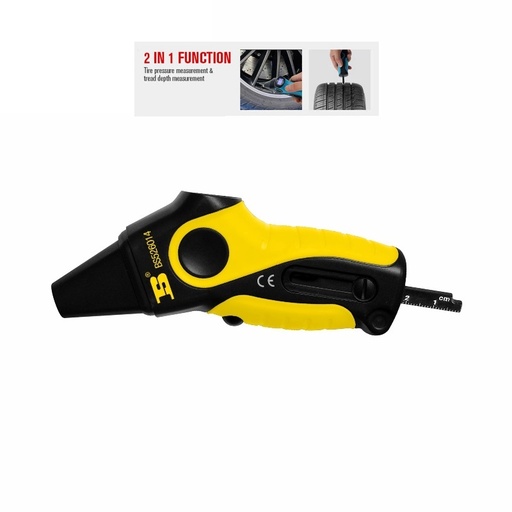 2-DƏ 1 ŞİN (TƏKƏR) TƏZİQİ VƏ QALINLIQ ÖLÇƏN ALƏT 3.0-99.5PSI) BOSI BS526014