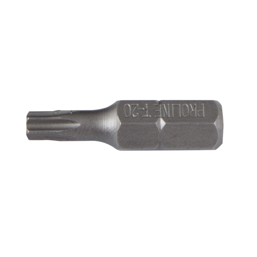 TORX BITS 1” 25MM -10 PCS, T7 WITH HOLE   PROLINE 10673