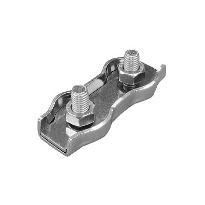 DUPLEX WIRE ROPE CLIP ZP  5 MIKALOR 09520386