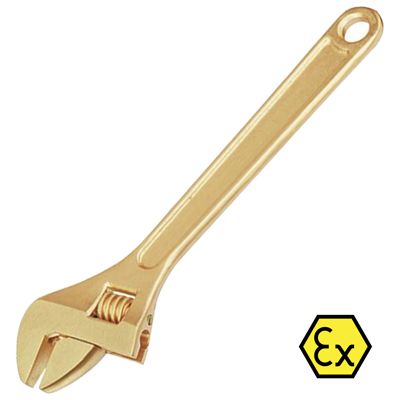 Aluminium Bronze Non-sparking Adjustable Wrench 12" 300ММ (0-33) BOSI BS610004