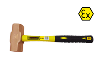 Aluminium Bronze Non-sparking Sledge Hammer 2.7KG (6p) BOSI BS610029