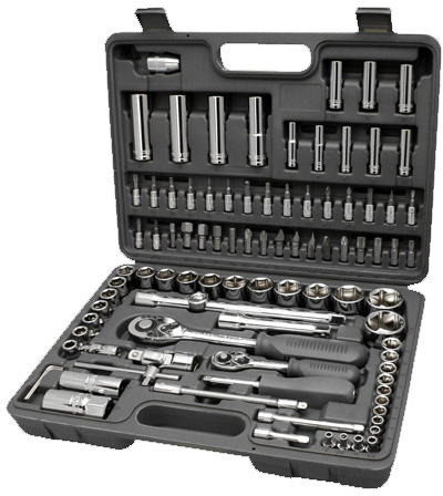 94 PC SOCKET SET 1/2" AND 1/4" DRIVE 4-32MM PROLINE 48794