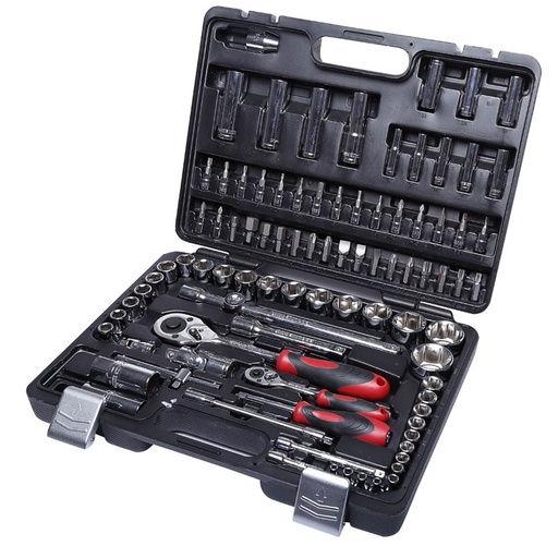 94 PC SOCKET SET 1/2" AND 1/4" DRIVE 4-32MM PROLINE 58794