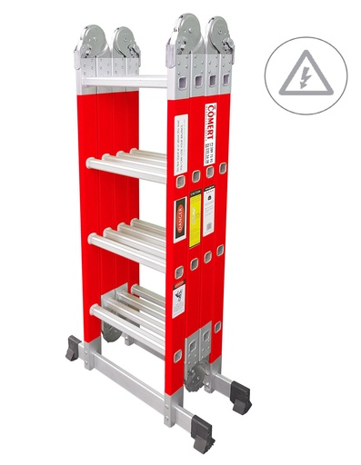4,75m Fiber Insulated Acrobat Dielectric Ladder CÖMERT FAKR-475