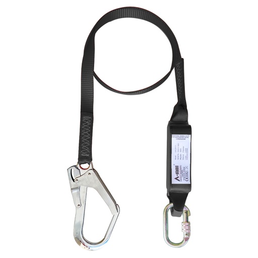 SAFETY ABSORBER WITH BELT 1,8M, CE A-Stabil  EAL20111/LB