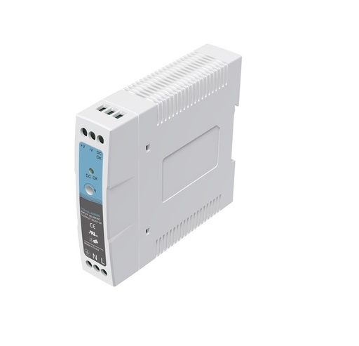 20W 12VDC рельсовый монтажный AC/DC адаптер MERVESAN MT-MDR-20-12