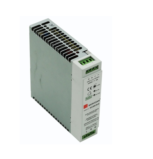 120W 12VDC рельсовый монтажный AC/DC адаптер MERVESAN MT-SDR-120-12