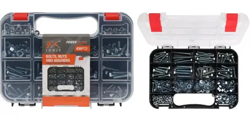 435 pcs Bolts and Nuts Bauhaus 61432521
