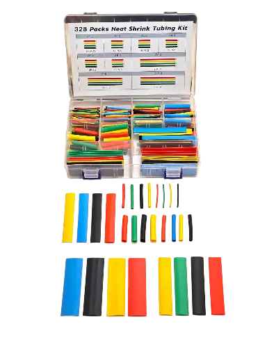 328 Pieces Heat Shrink Tube Set, Boxed, 8 Sizes, 6 Colors IC274-328