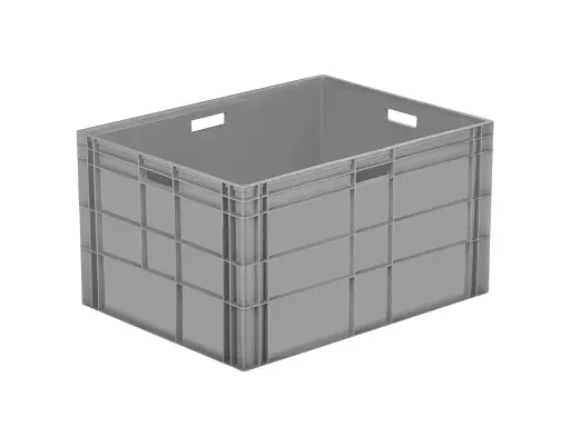 Plastic Storage Boxes 600x800x450mm gray HİPAŞ AX-8644