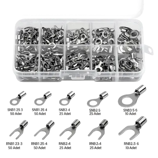 320 шт. кольцево-вилочный неизолированный клеммный наконечник IC274E-2
