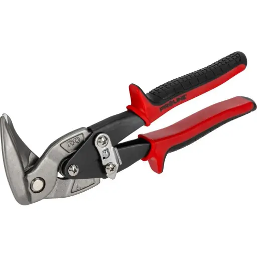 Vertical offset metal cutting snips, 220 mm, left cut, up to 1.2 mm, PROLINE 17387