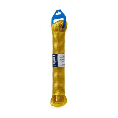 3,5mmx20m Plastic-coated steel cable Rope Yellow UNIQ 09840005