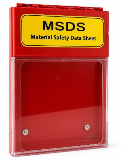 MSDS qutusu, PC material, 241×343×46 mm, BOZZYS BD-AH100