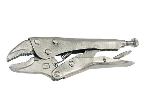 LOCK GRIP PLIERS 250MM. ROUNDED JAWS. PLIERS NICKEL PLATED. Code 28225