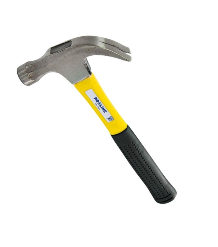 CLAW HAMMER 450G WITH FIBER GLASS HANDLE code: 12204