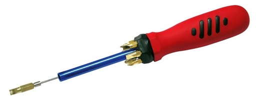 SCREWDRIVER WITH TELESCOPIC HOLDER 6 BITS code: 10014