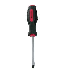 FLAT SCREWDRIVER 4 X 100MM, "HEDGEHOG HANDLE" CRV HANGER code:ZR10044