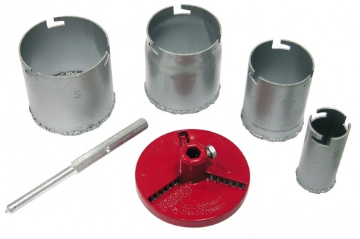 6 PCS WOLFRAM HOLE SAW SETS - 33-73 MM.code:26434