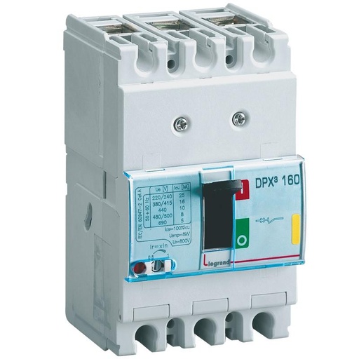 MCCB DPX³ 160 3P 160A 16kA 420007 Legrand 