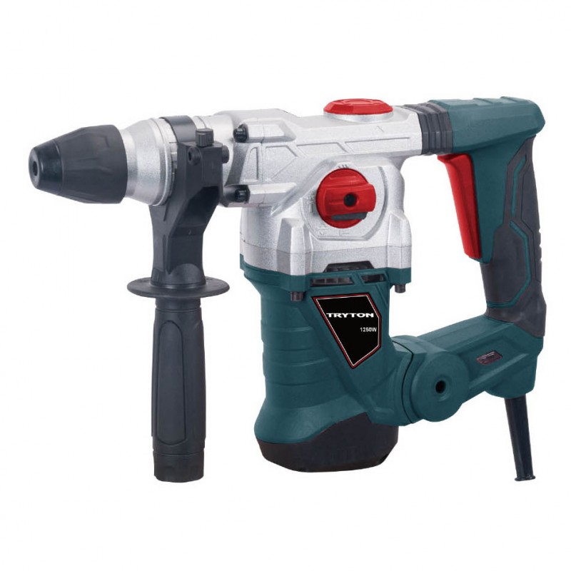 HAMMER DRILL 1250W, SDS+, 4 FUNCTION, BMC, ACCESORIES TRYTON TMM1250