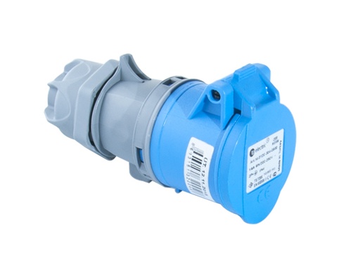 3x16A / IP 44 - 220V Розетка переносная 3120-304-0900 TP ELECTRIC