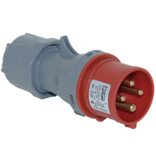 4x16A / IP 44 - Штепсельная вилка код 3122-301-1600/3122-301-1601 TP ELECTRIC 