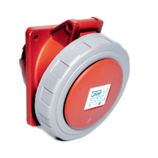 4x16A / IP 67 - Разъем для розетки на панели (угловой) код 3123-309-1600 TP ELECTRIC 