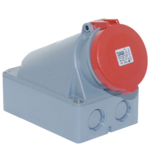 4x63A / IP 44 - Розетка для поверхностного монтажа код 3131-307-1600 TP ELECTRIC 