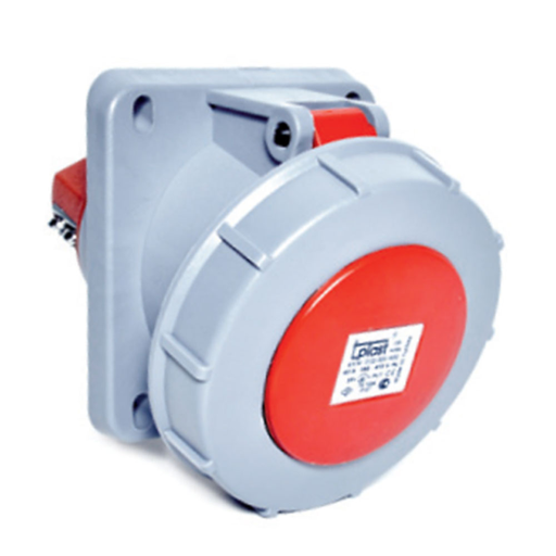 5x63A / IP 67 - Avadanlıq rozetkası (əyri) (100x107) kod 3134-309-1600 TP ELECTRIC