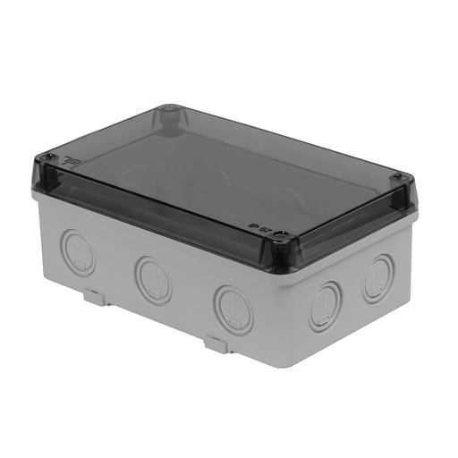 110x180x70 - Transparent Cover / Screw Lid (IP 67) code 3310-214-0100 TP ELECTRIC