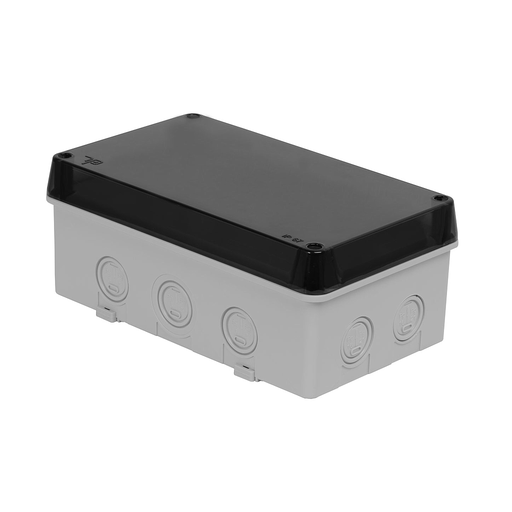 130x220x95 - Transparent - Deep Cover / Screw Lid code 3310-217-0100 TP ELECTRIC 