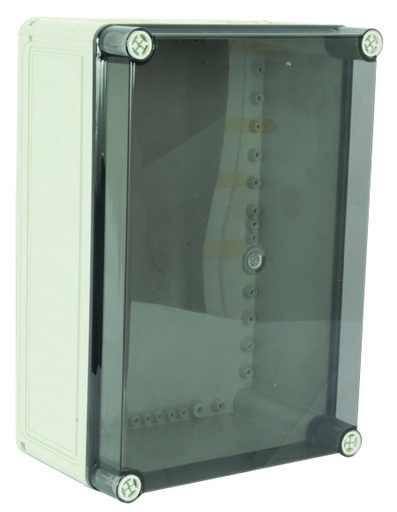 250x360x150 - Transparent Cover (IP67) (PC+ABS) (without cable entry) code 3310-227-0600D TP ELECTRIC 