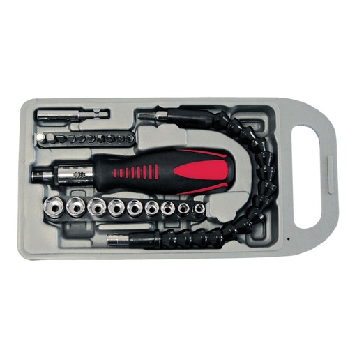 23 PIECE SCREWDRIVER / SOCKET SET  10008