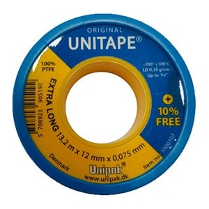 INSULATION TAPE FOR WATER INSTALLATION,12*0,075 MM, L=13.2M 13118