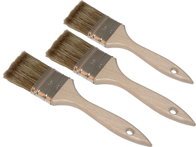 3PC/SET PAINT BRUSHES SIZES: 24.36.90MM 43014