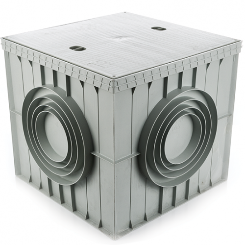 55x55x50  10 çıxışlı Termoplastik Yer Qutusu ÇP 555552 ÇETİNKAYA
