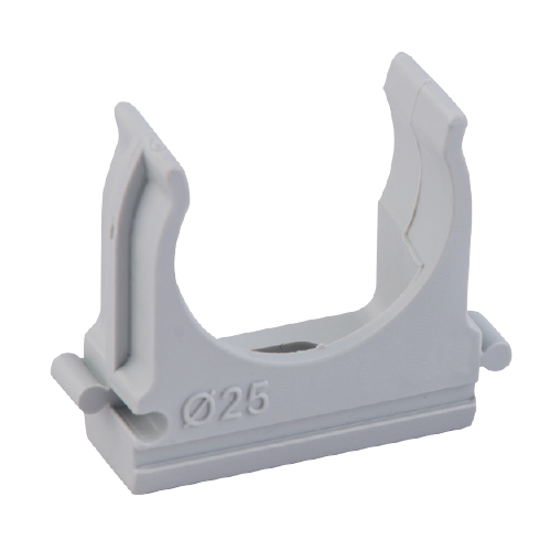 25 mm Clip for PVC conduit pipe L-3000mm  Fire Resistant GREY  MUTLUSAN