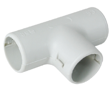 32 mm T dönüşü PVC.Yanmaz Düz Boru   Boz ücün L-3000mm MUTLUSAN