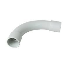 25 mm Dönüş 90° PVC Yanmaz Düz Boru   Boz ücün L-3000mm MUTLUSAN