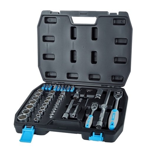72 PC SOCKET SET 1/2" AND 1/4" DRIVE 4-27MM PROFIX 58072