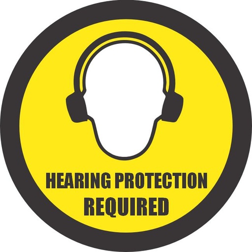 Eğitimin  qoruma tələb olunur HEARING PROTECTION REQUIRED